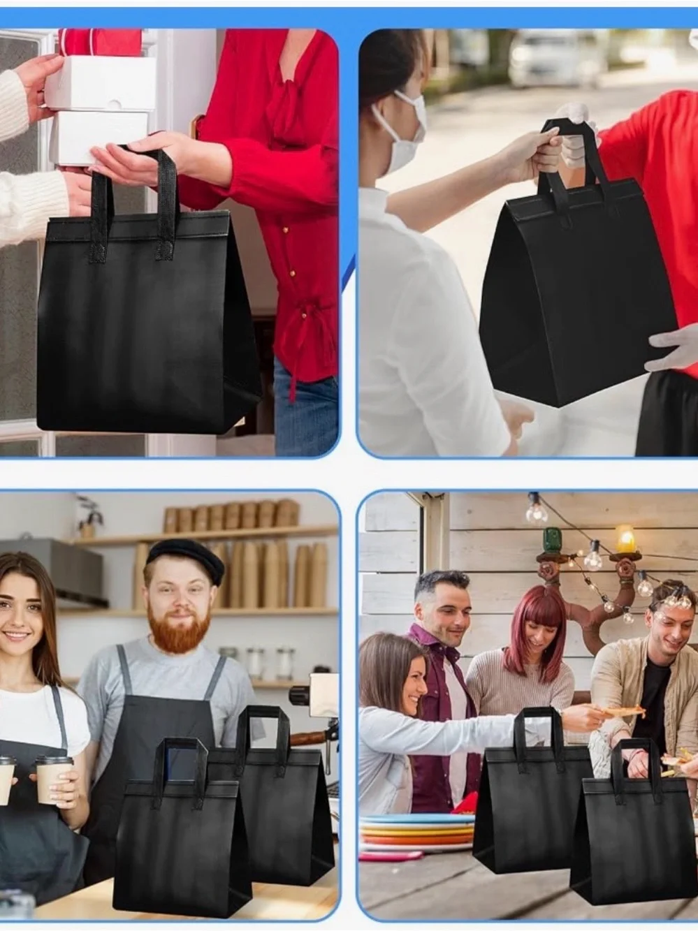 50 Insulated take out bag thermal
